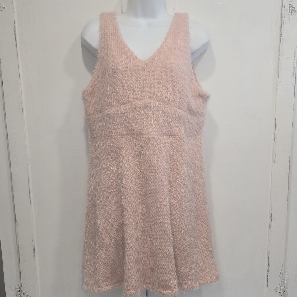 VYLETTE EYELASH KNIT SWEATER SKATER STYLE DRESS SIZE XL.   #7327